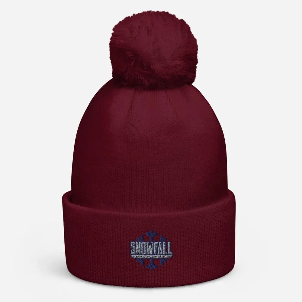 Snowfall (Let Me Describe The World To You) Pom Pom Beanie
