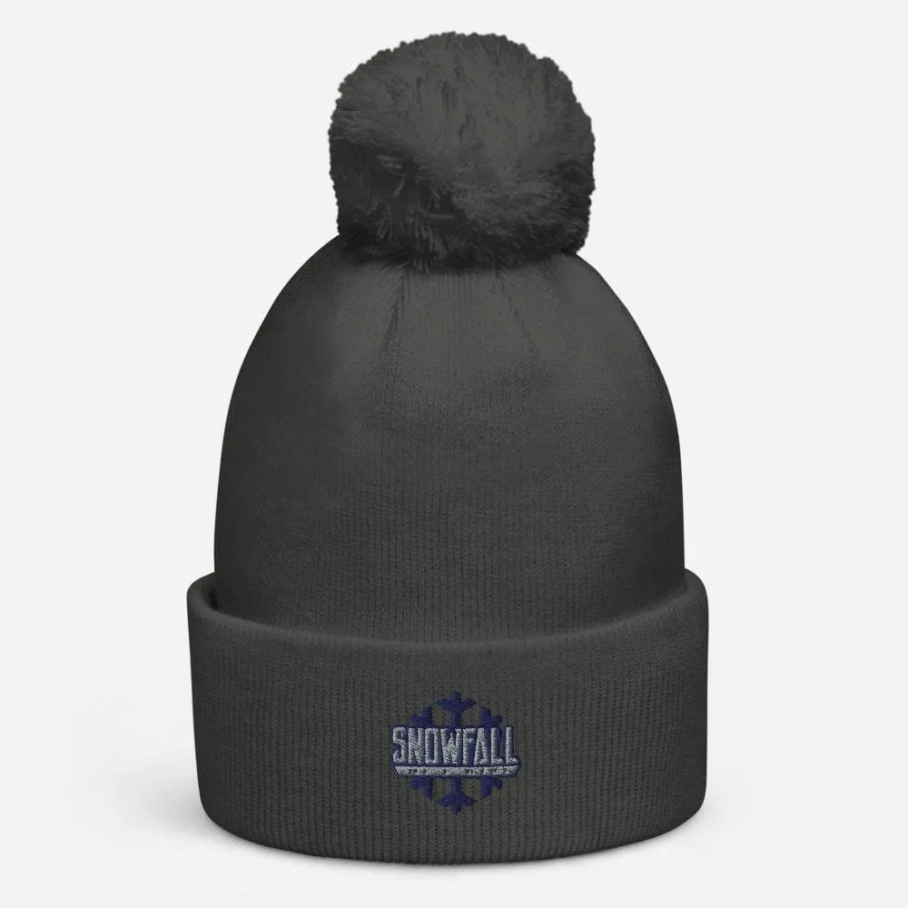 Snowfall (Let Me Describe The World To You) Pom Pom Beanie