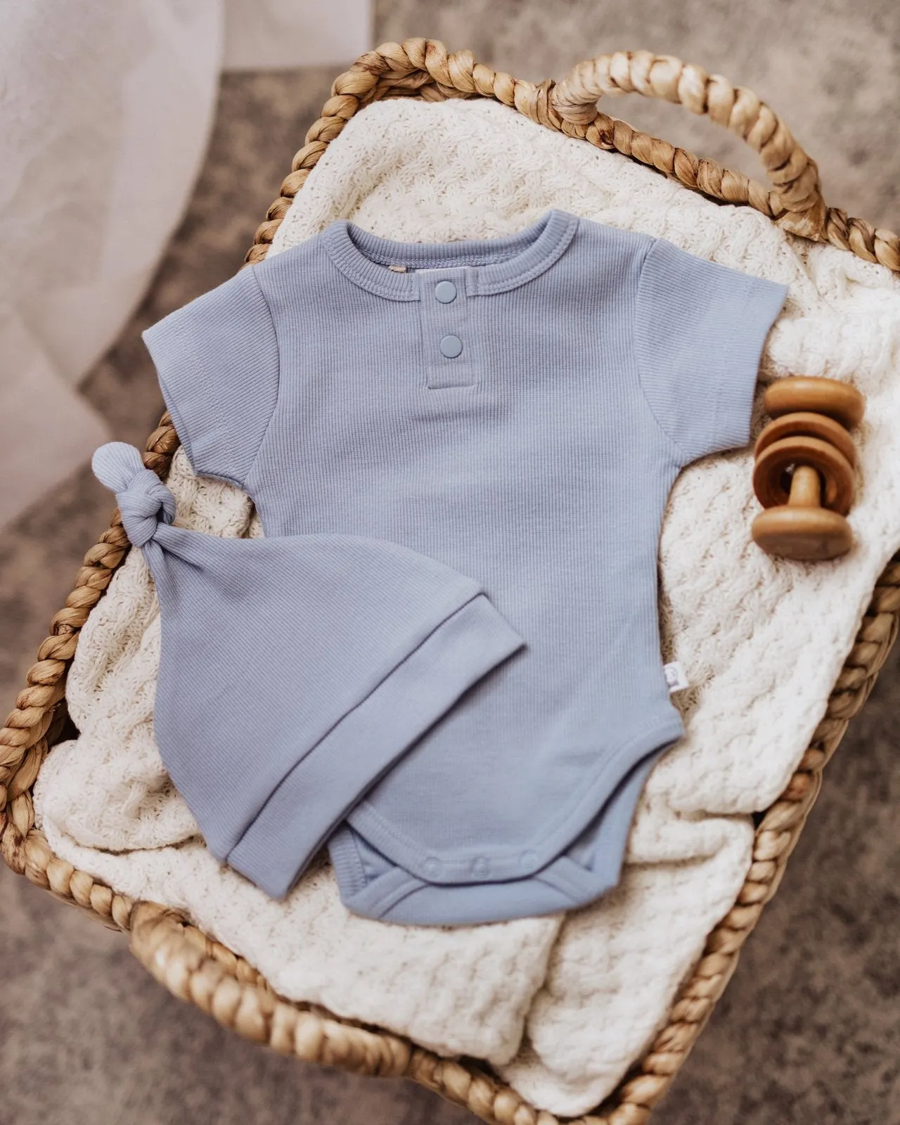 Snuggle Hunny Kids | Zen Ribbed Knotted Beanie