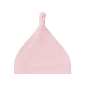 Snuggle Hunny Knotted Beanie - Baby Pink Organic