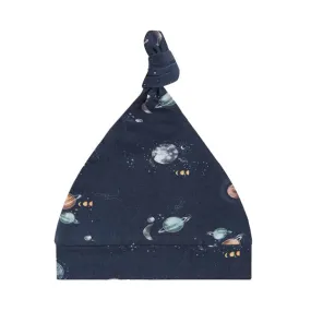 Snuggle Hunny Knotted Beanie - Milky Way Organic