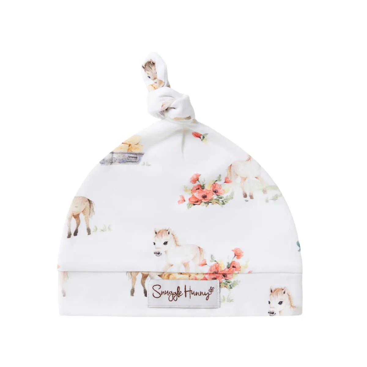Snuggle Hunny Knotted Beanie - Pony Pals Organic