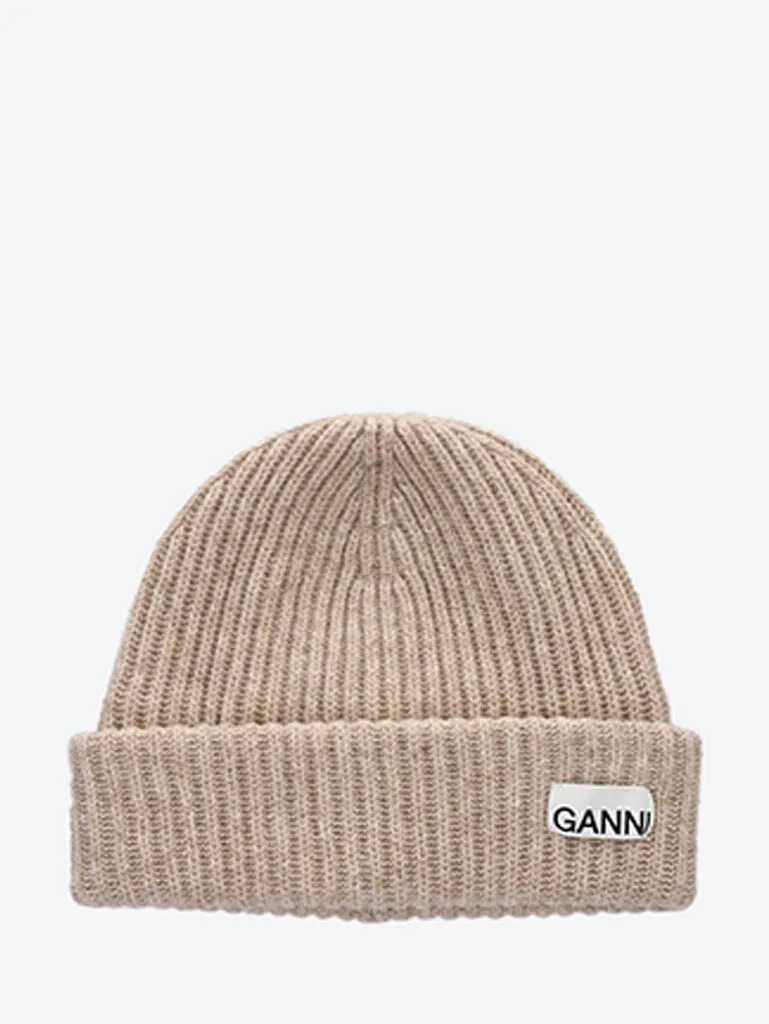 Structured rib beanie