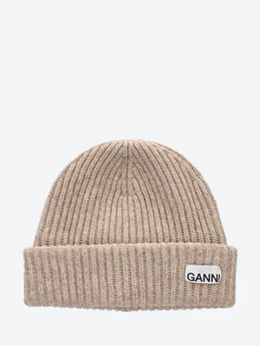 Structured rib beanie