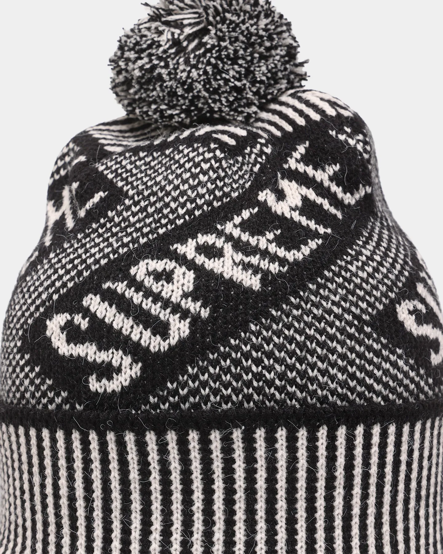 Supreme Banner Beanie Black