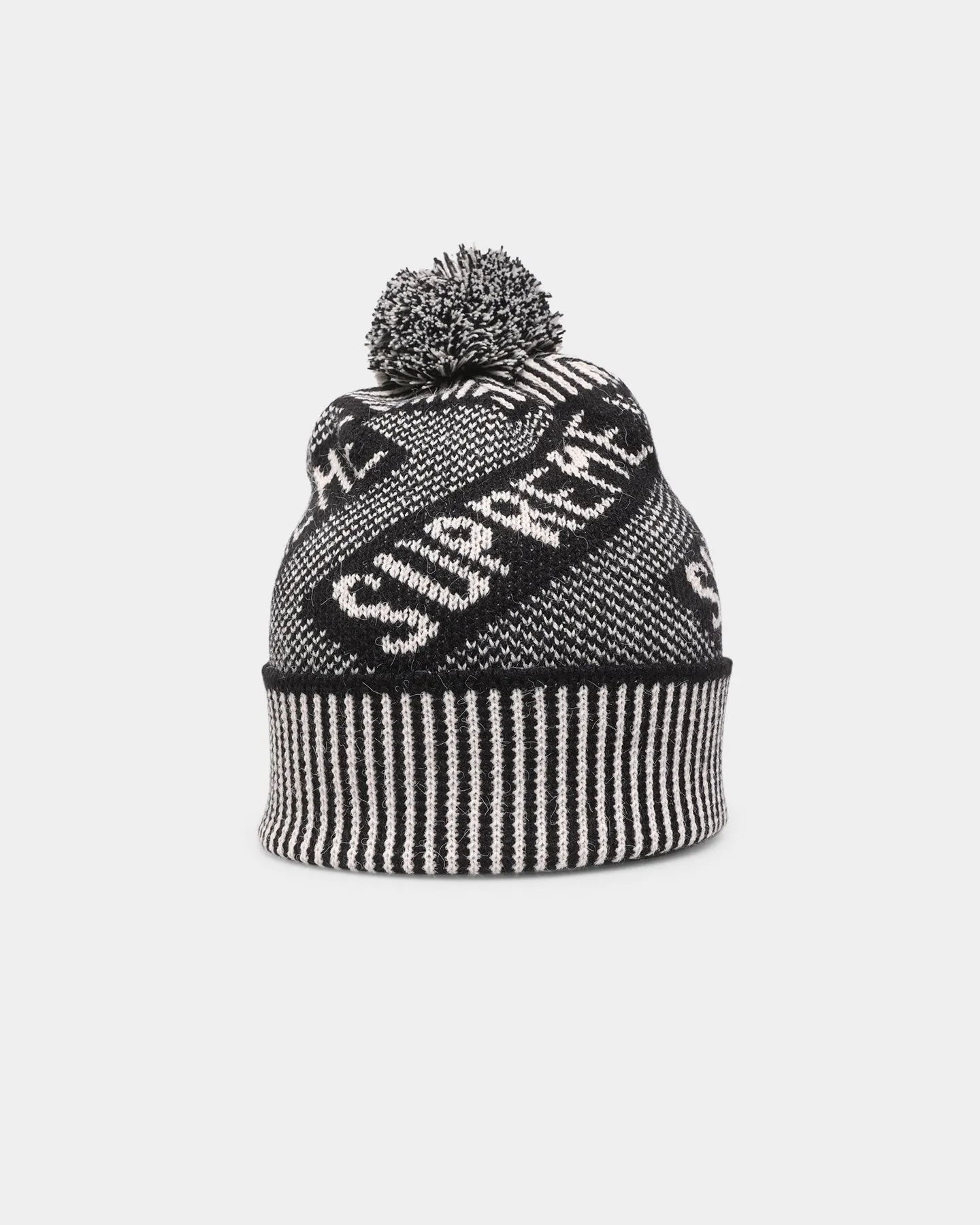 Supreme Banner Beanie Black