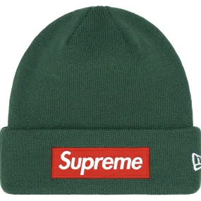 Supreme New Era Box Logo Beanie (FW22) Dark Pine