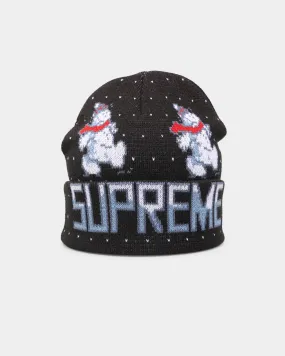 Supreme Snowman Beanie Black