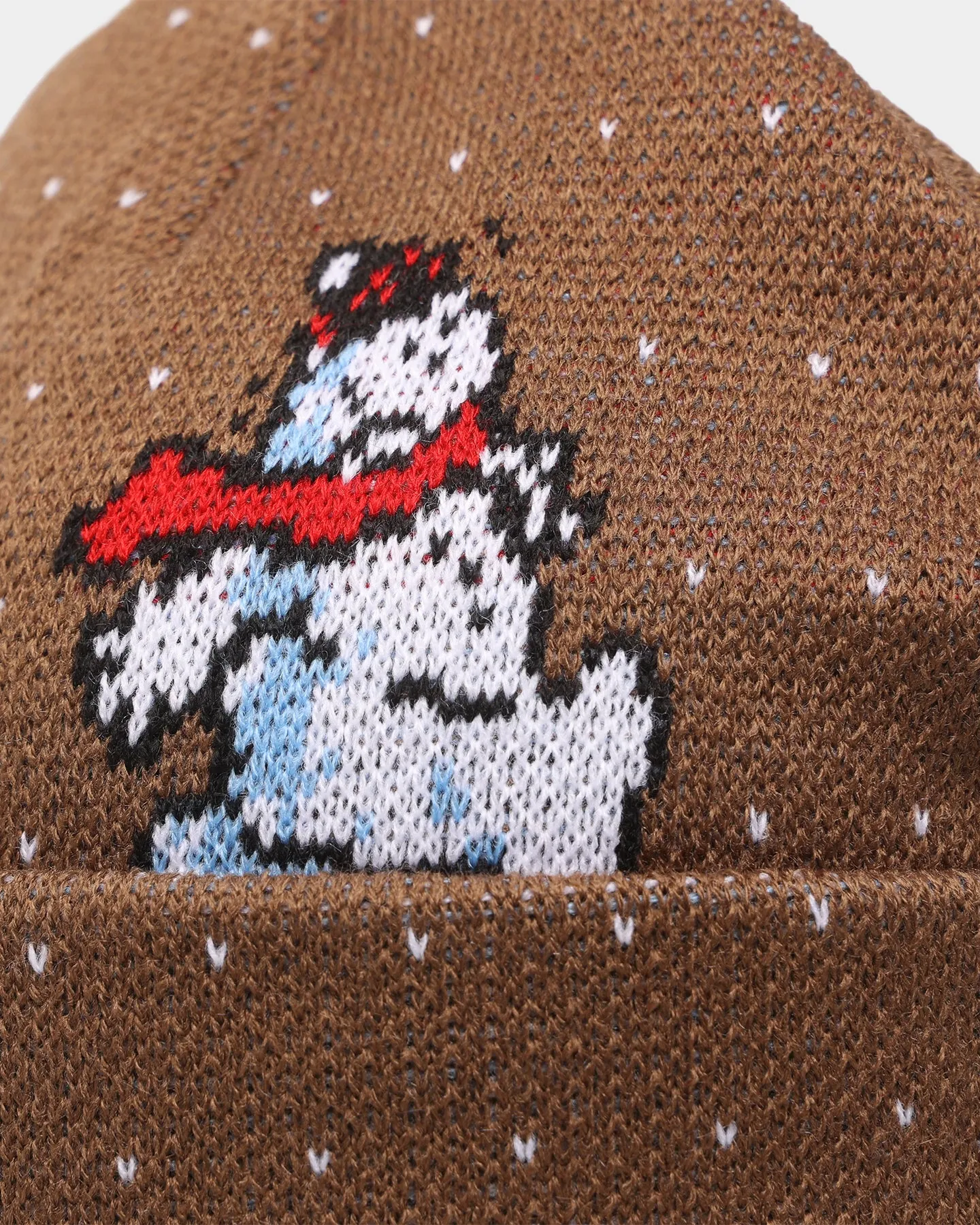 Supreme Snowman Beanie Brown