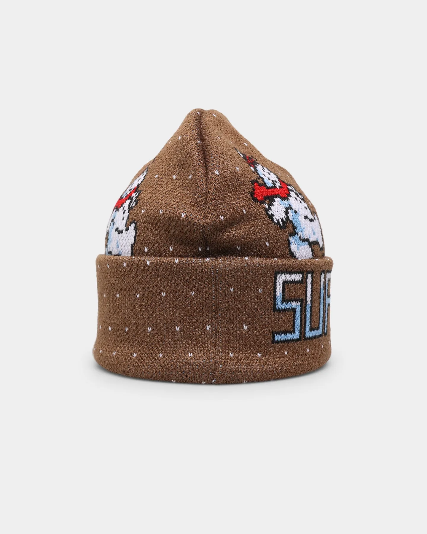 Supreme Snowman Beanie Brown