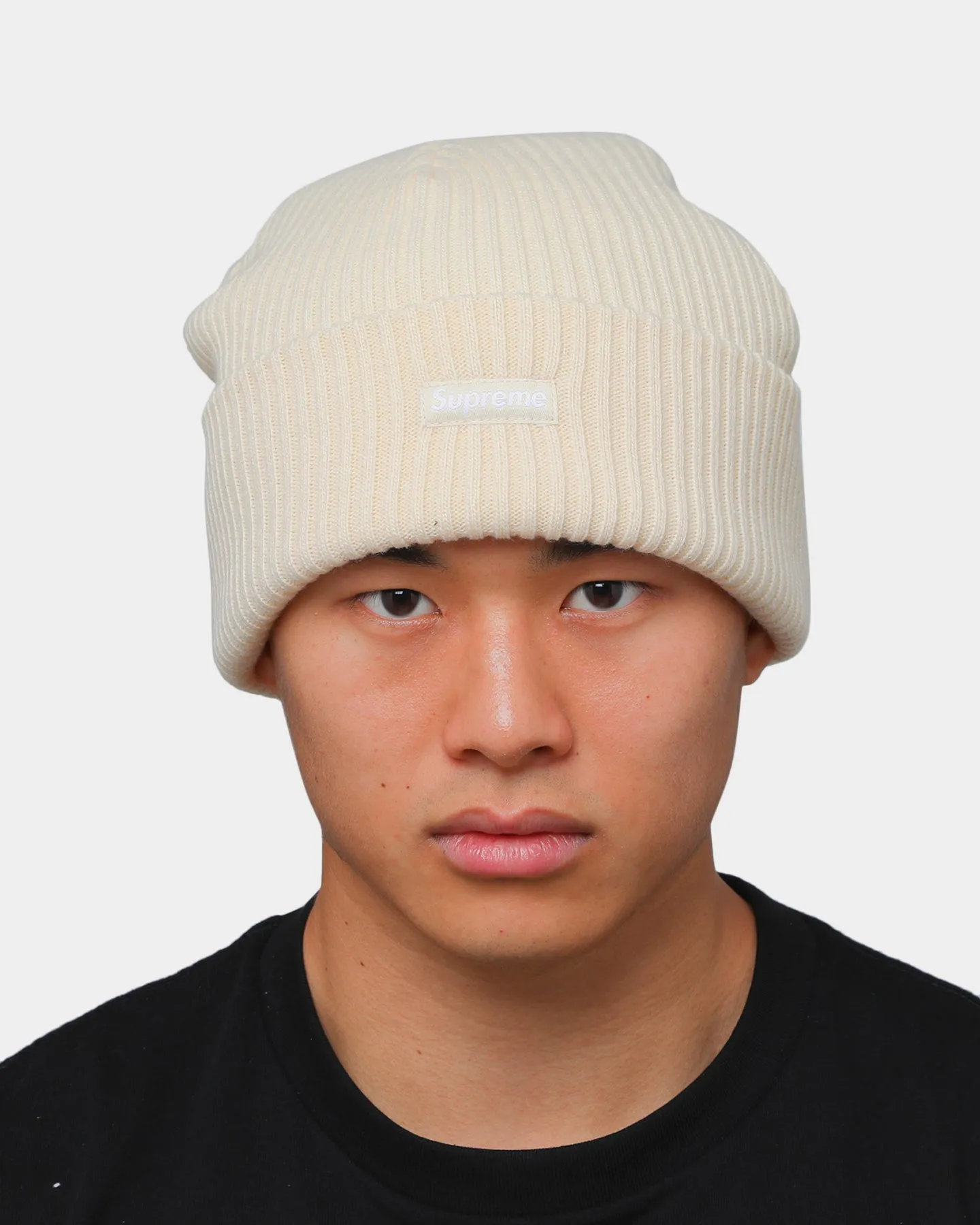 Supreme Wide Rib Beanie Natural