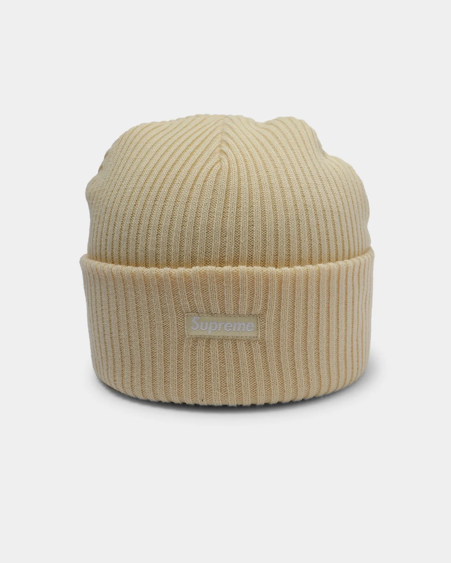 Supreme Wide Rib Beanie Natural
