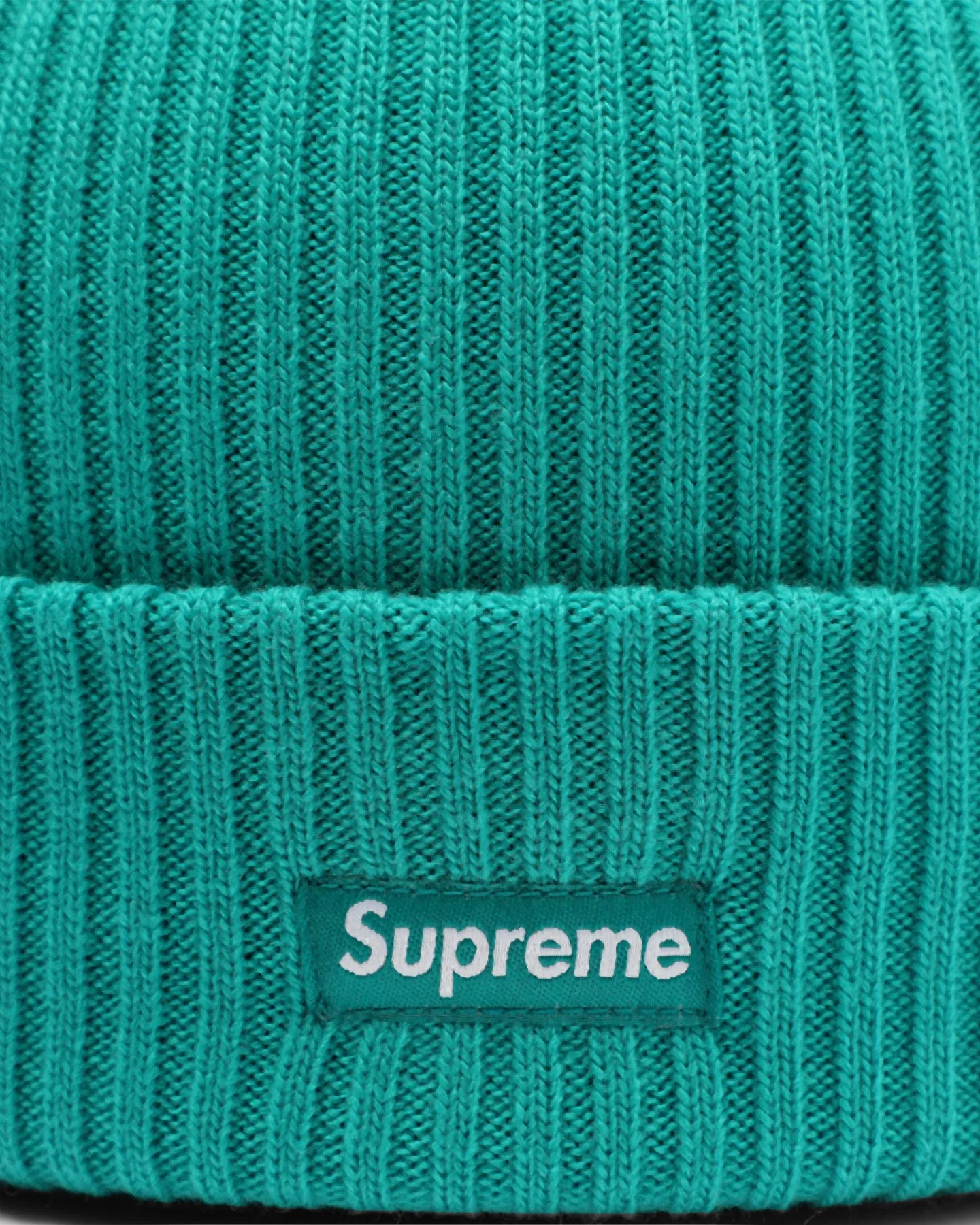 Supreme Wide Rib Beanie Teal