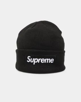 Supreme X New Era Box Logo Beanie Black