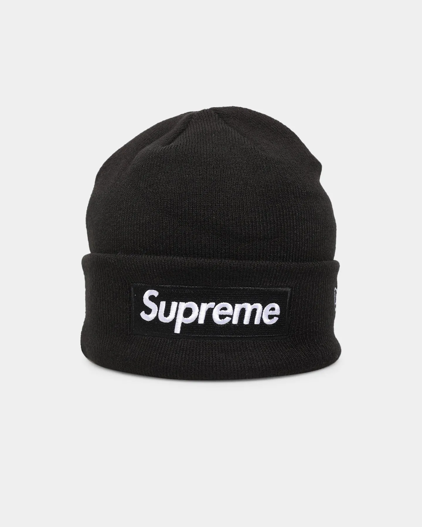 Supreme X New Era Box Logo Beanie Black