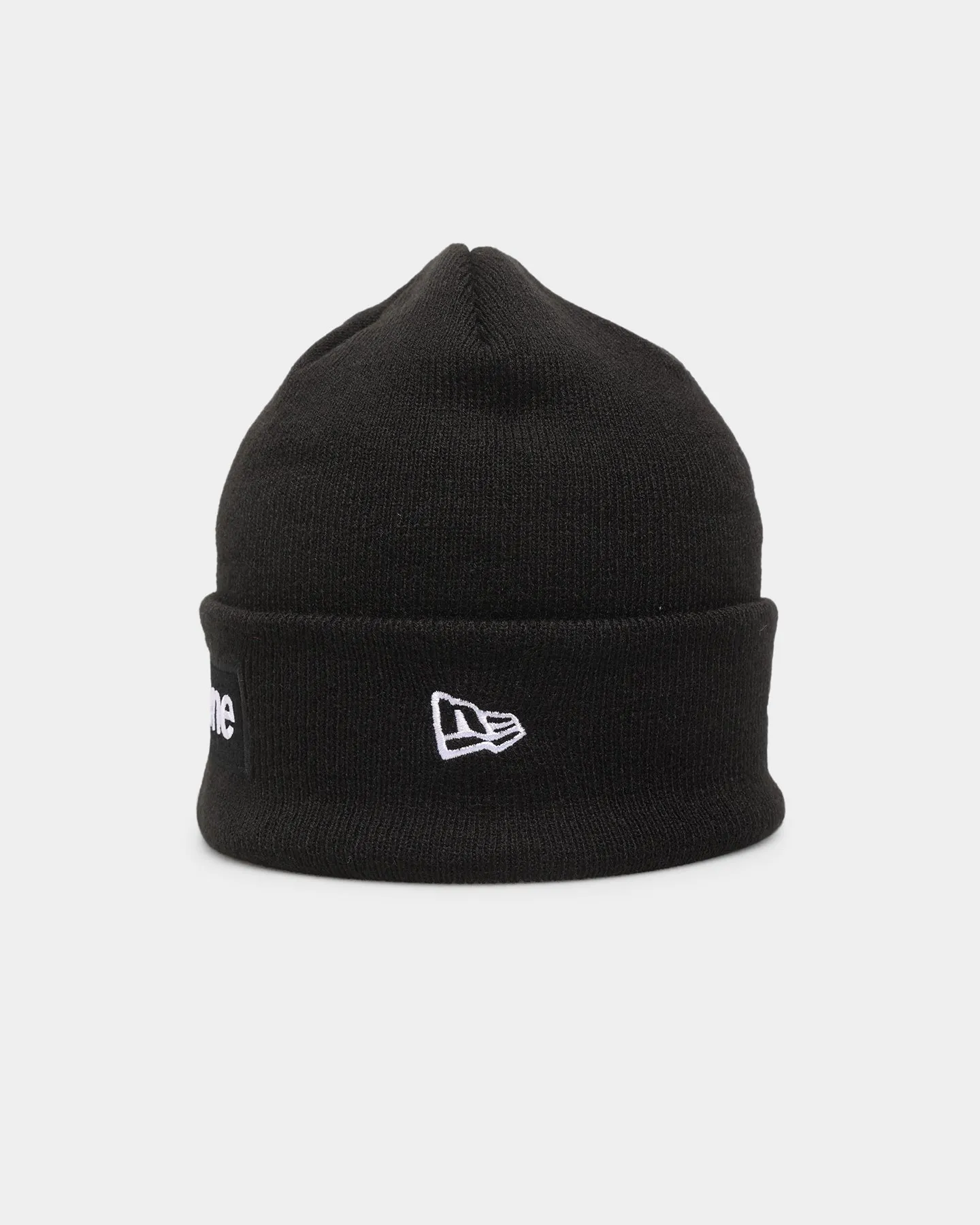 Supreme X New Era Box Logo Beanie Black