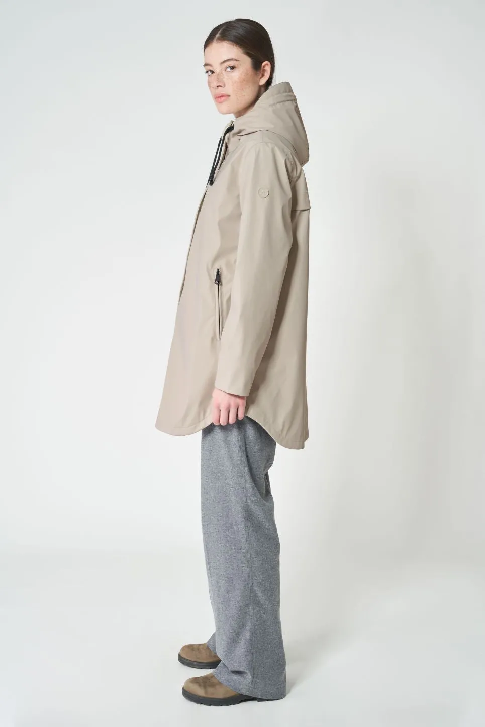 Tanta Snow Coat- Stone Grey