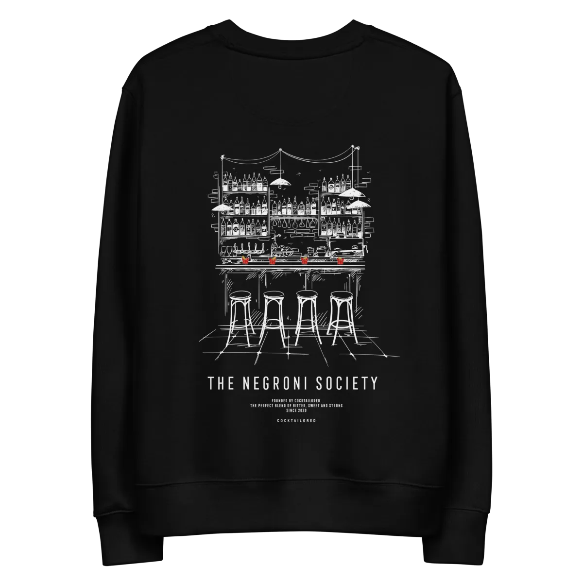 The Negroni Society "The Bar" eco sweatshirt