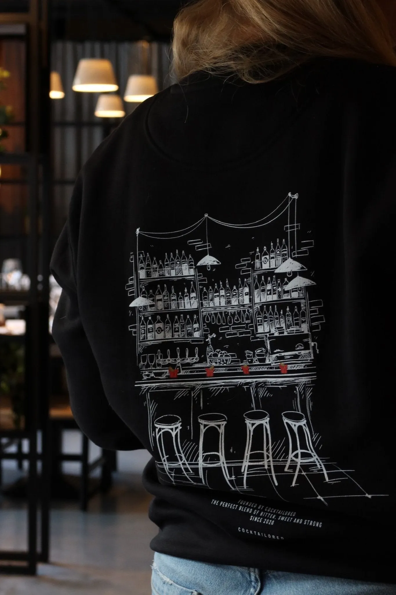 The Negroni Society "The Bar" eco sweatshirt
