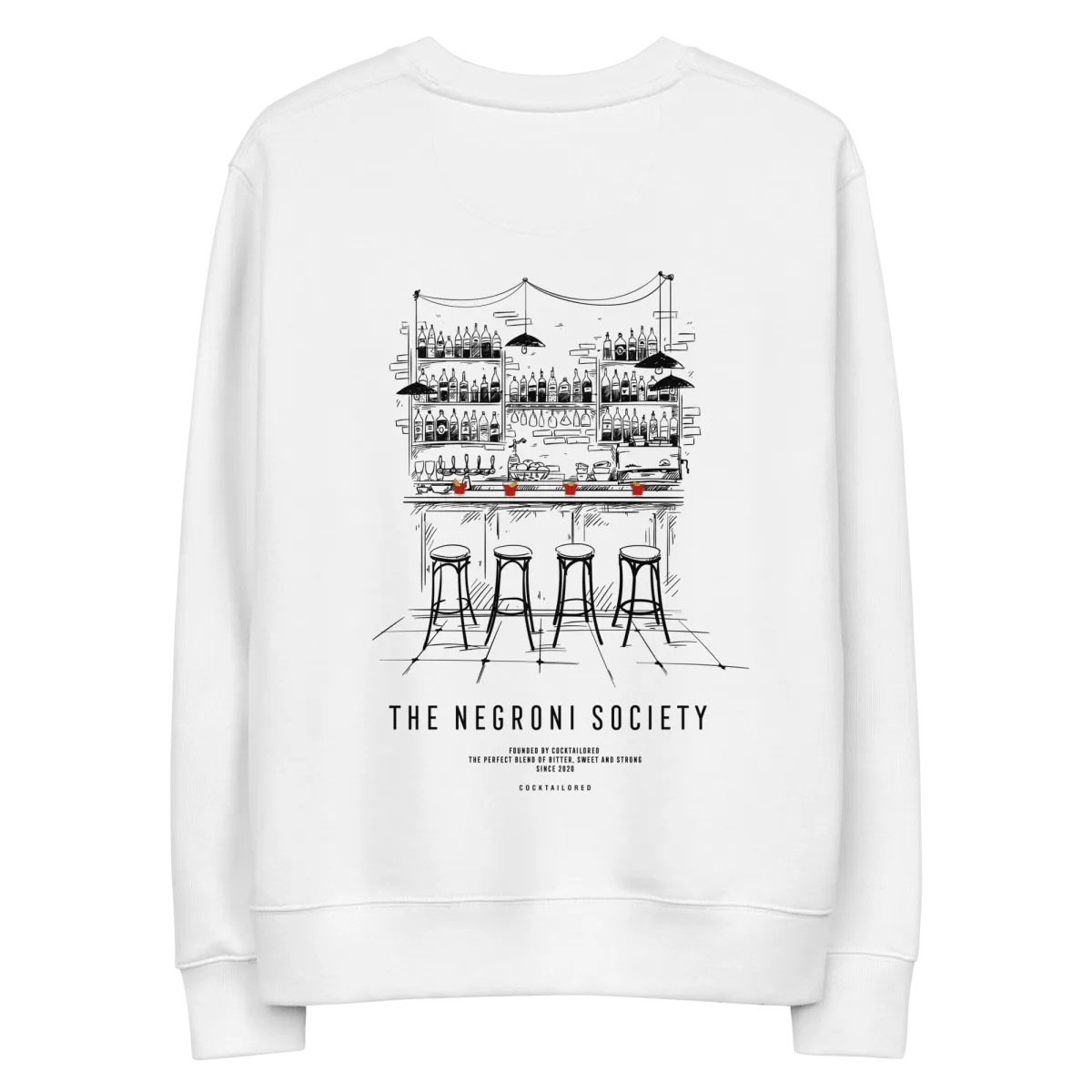 The Negroni Society "The Bar" eco sweatshirt