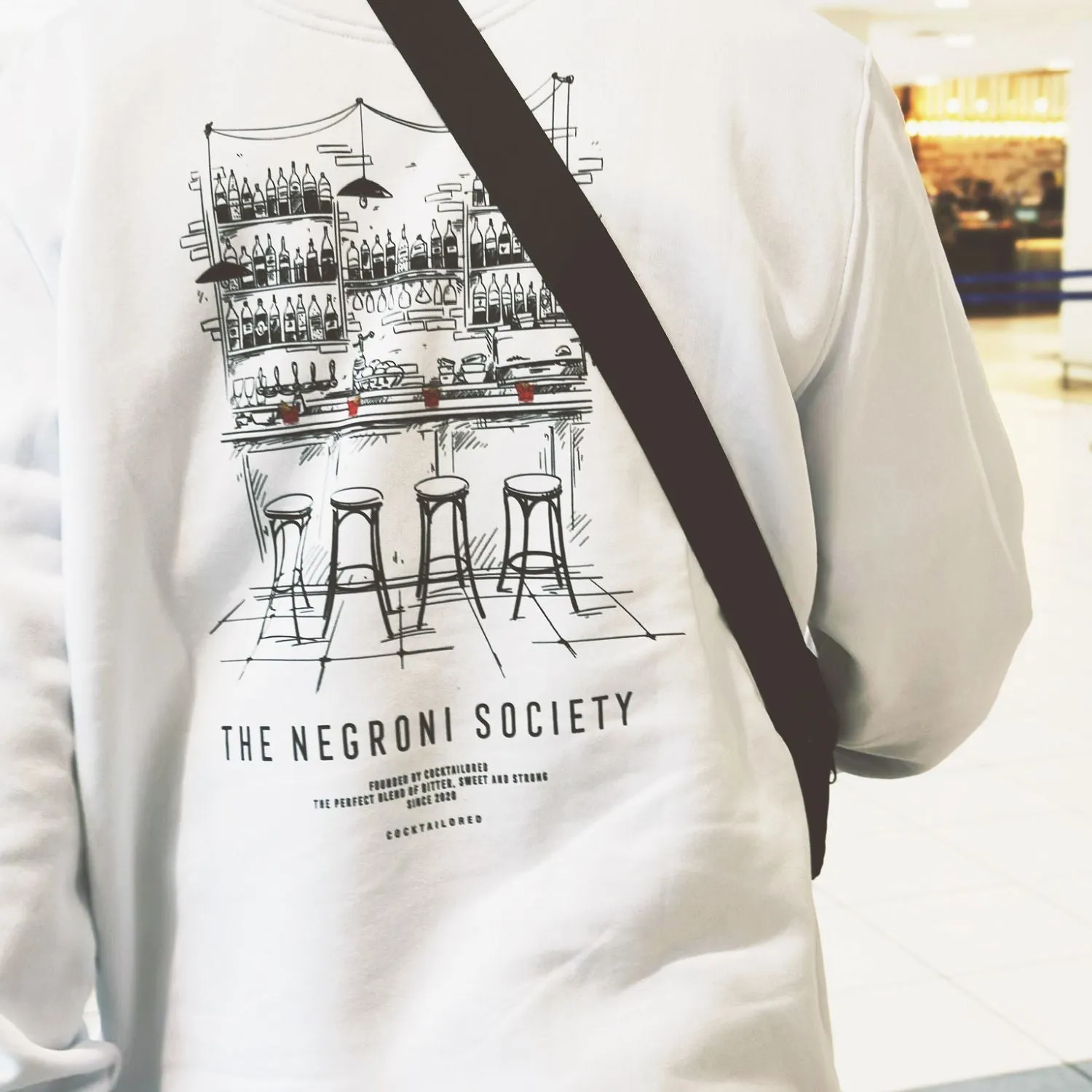 The Negroni Society "The Bar" eco sweatshirt
