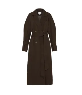 The Penelope Trench in Chocolate