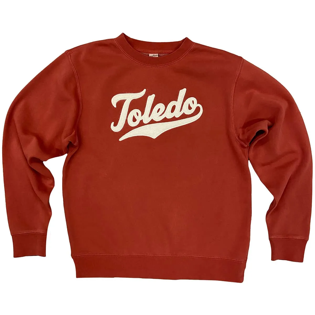 Toledo Felt Script Sweatshirt