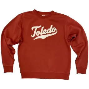 Toledo Felt Script Sweatshirt