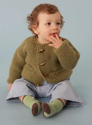 Wee Pocketed Cardigan Pattern (Knit)