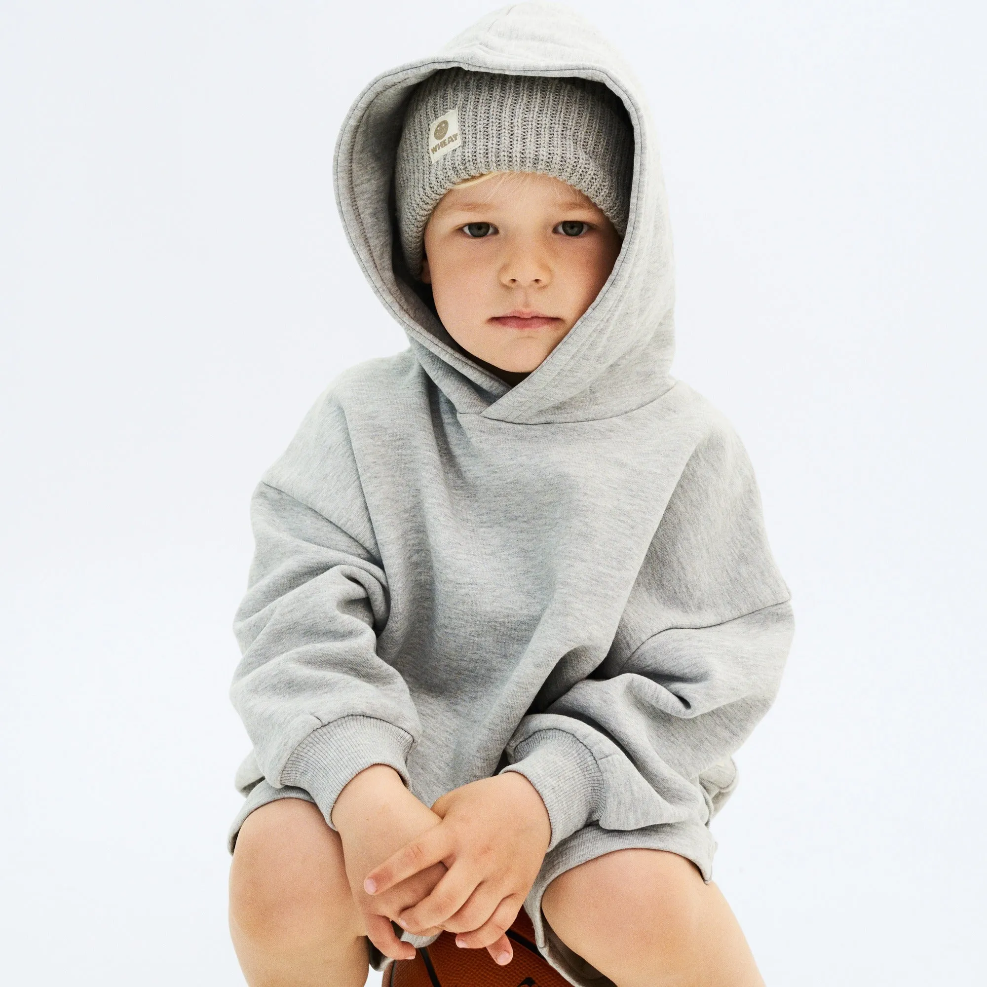 Wheat x Pernille Teisbæk | Beanie Mimpa - grey melange