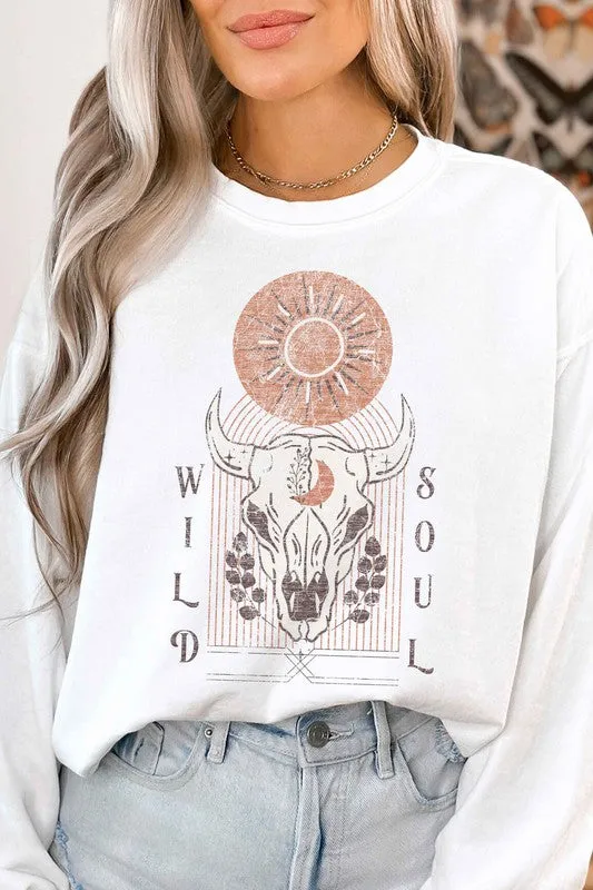 WILD SOUL GRAPHIC SWEATSHIRT