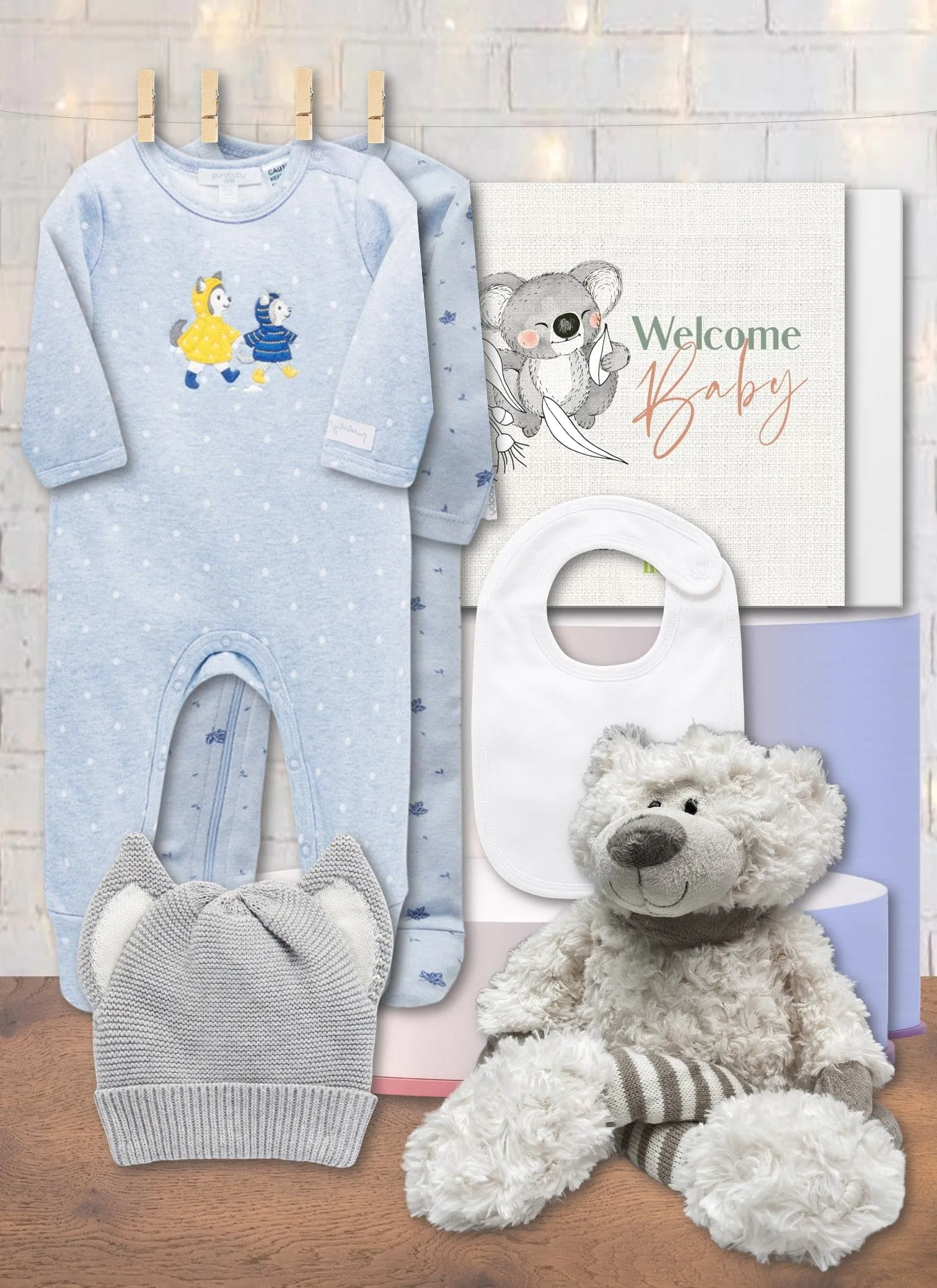 Winter Blue Baby Hamper