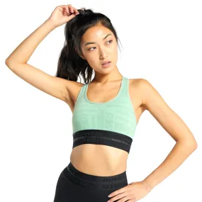 Women's Name Brand Print Sport Bra,Light Green