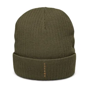 YAHWEH Ribbed knit beanie