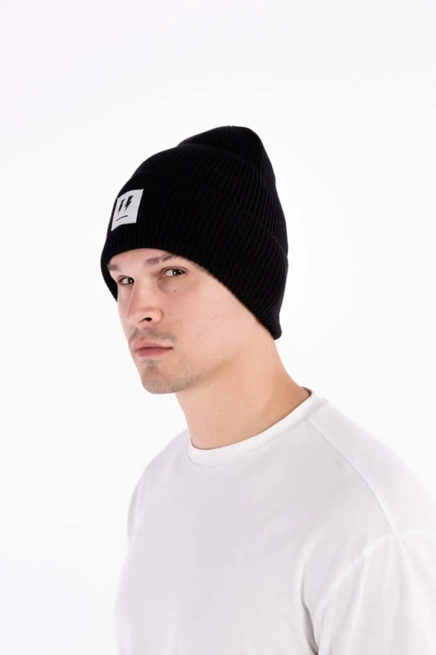 Zap Face Beanie - White Label